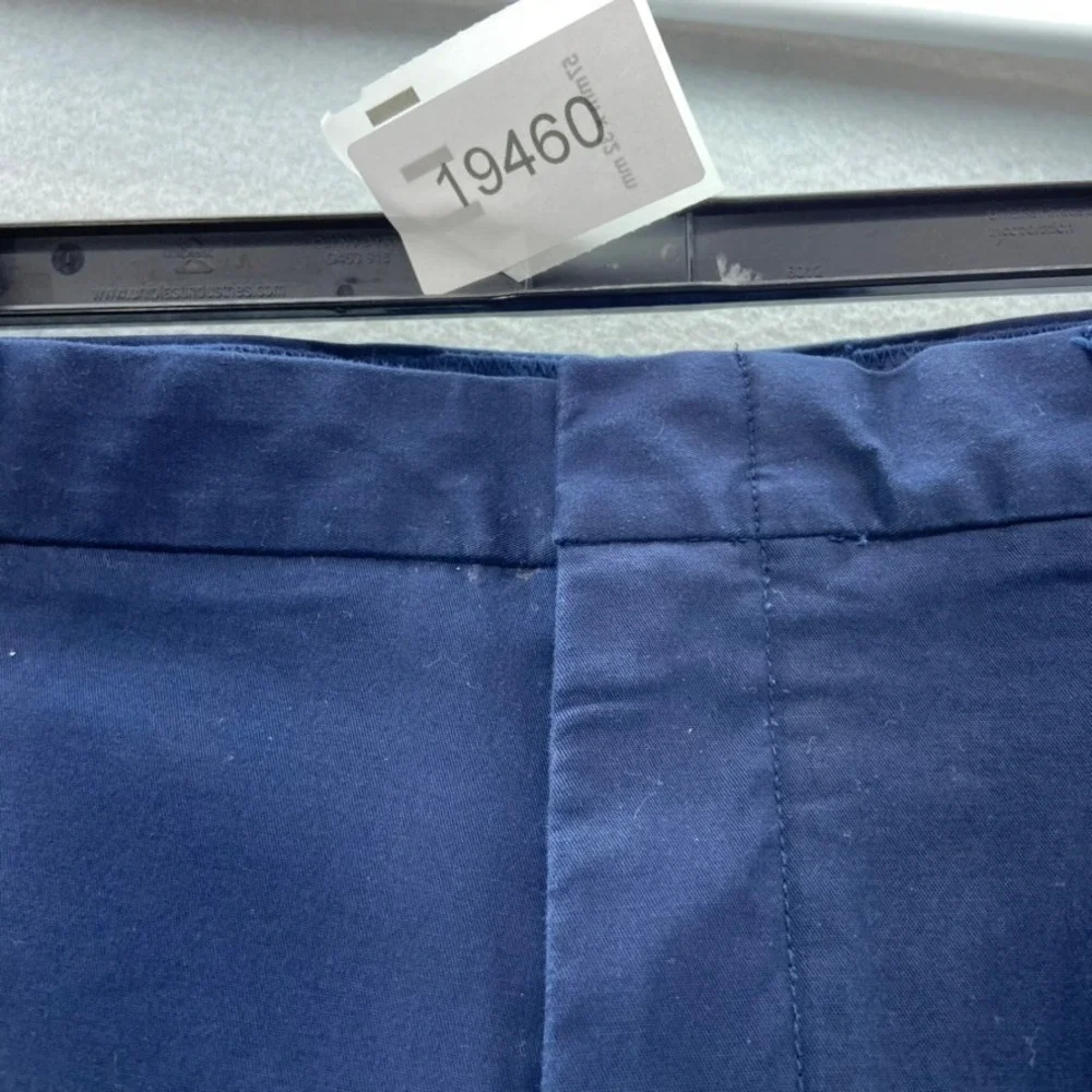 J by J. Crew Chino Pants Mens 36x34‎ Blue Thompson Stretch Flat Front Trousers